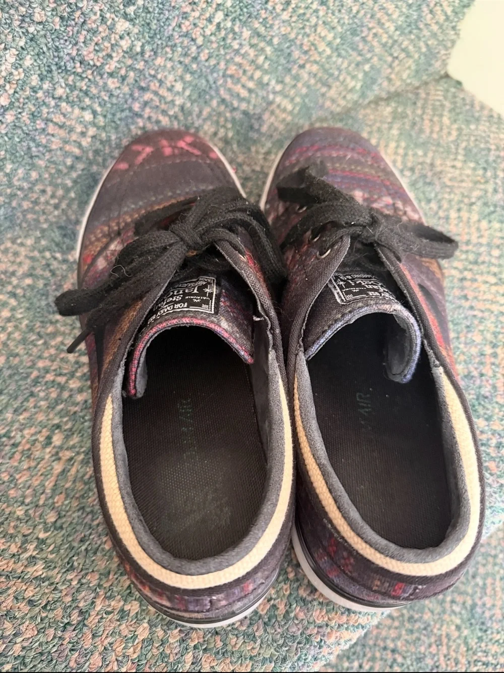 Nike‎ SB zoom Janoski hacky sack men’s size 6 aztec pattern sneakers